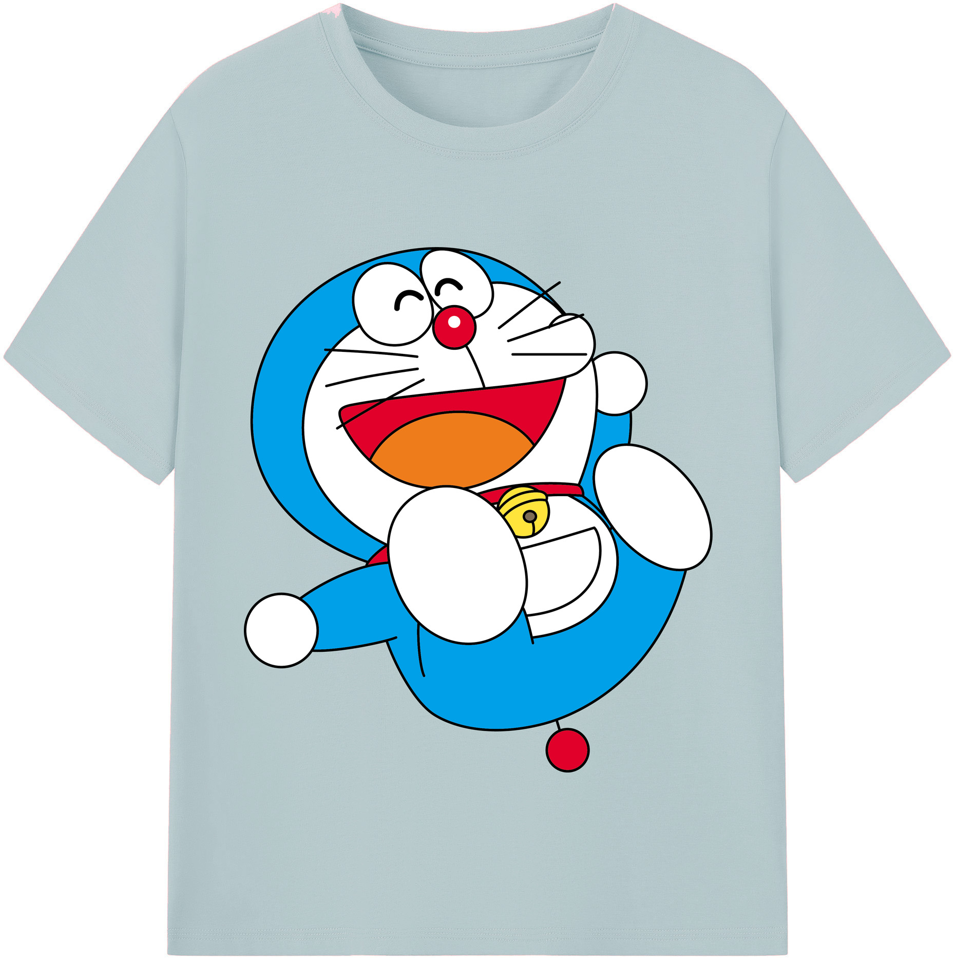 （画像用） ドラえもん Doraemon 綿100％半袖Tシャツ（フロントプリント）